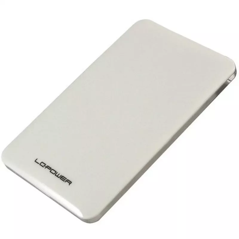 Išorinio disko dėklas LC-Power LC-25U3-7W Aliuminis Baltas 2,5 colio