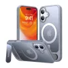 Dėklas Torras Pstand Series, skirtas iPhone 16 Plus (Titanio pilkumo)