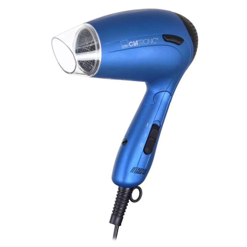 Clatronic HTD 3429 kelioninis plaukų džiovintuvas 1300 W, mėlynas