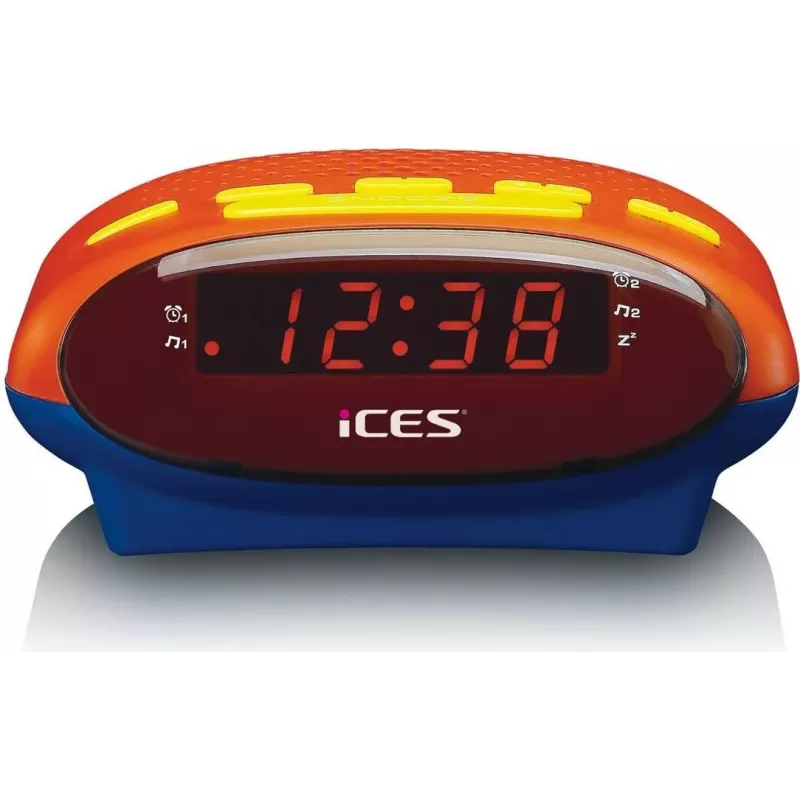 Radijo laikrodis Lenco ICR-210 Kids su žadintuvo funkcija, FM radiju, vaikams pritaikytu dizainu