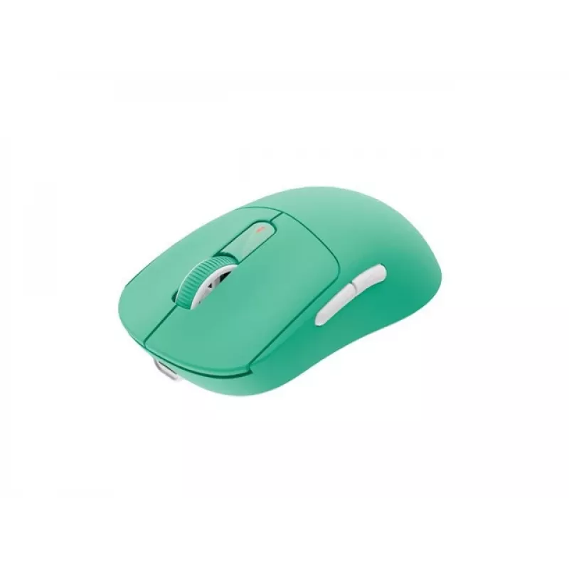Belaidė pelė Fury Tanto T4 mėtų žalia — reguliuojama DPI, USB imtuvas, ergonomiškas dizainas