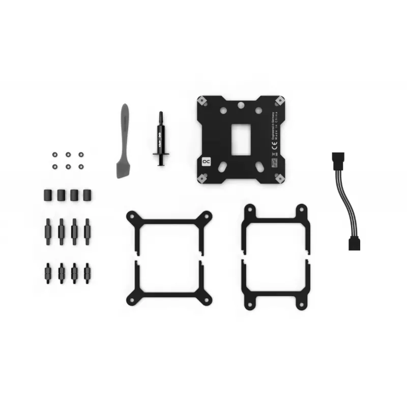 Vandens blokas Alphacool 13446 Žalvaris Varis Juodas 72mm