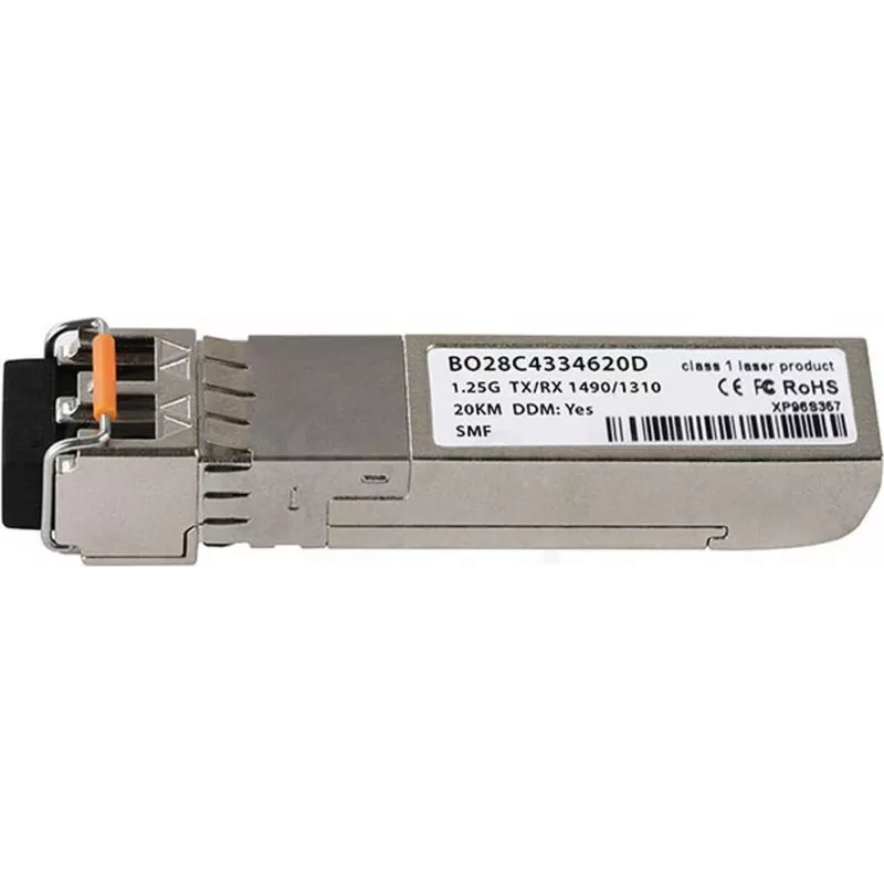 BlueOptics CSFP-GE-FE-BXD1-BO šviesolaidinis tinklo siųstuvo-imtuvo modulis 1250 Mbit/s (CSFP-GE-FE-BXD1-BO)