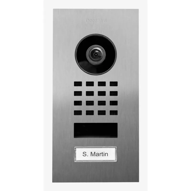 Video intercom sistema DoorBird D1101V, nerūdijantis plienas, 1080p IR