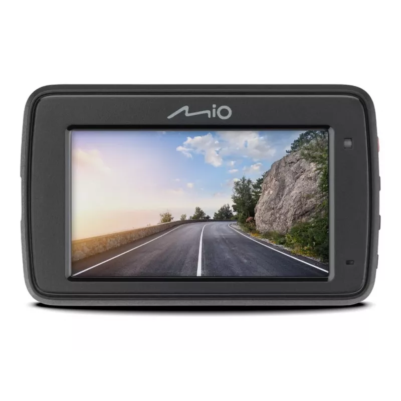 Automobilinė vaizdo kamera Dashcam MIO MiVue 802, 2560×1440 QHD 140° 60fps, 2,7 colio ekranas, baterija/USB, microSD iki 128 GB, G-smūgio daviklis, susidūrimo aptikimas