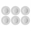 Sriubos lėkštės LA PORCELLANA BIANCA Bosco White 23 cm, 6 vnt. rinkinys