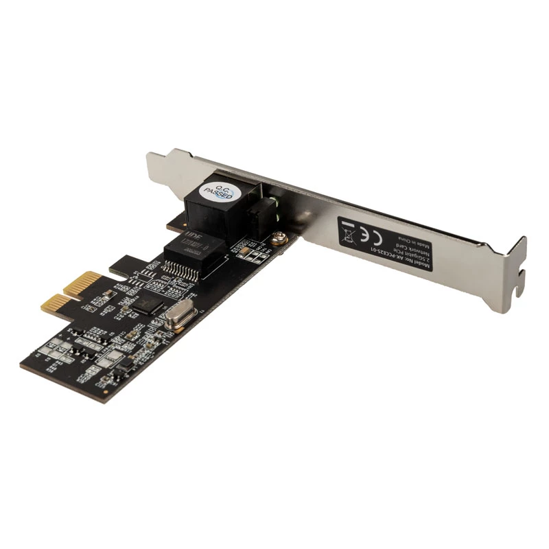Akasa AK-PCCE25-01 - Įmontuojama - Laidinė - PCI Express - Ethernet - 2500 Mbit/s
