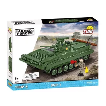 Konstruktorius Cobi Blocks BMP-1 758 dalys – mastelio modelio statybiniai blokeliai