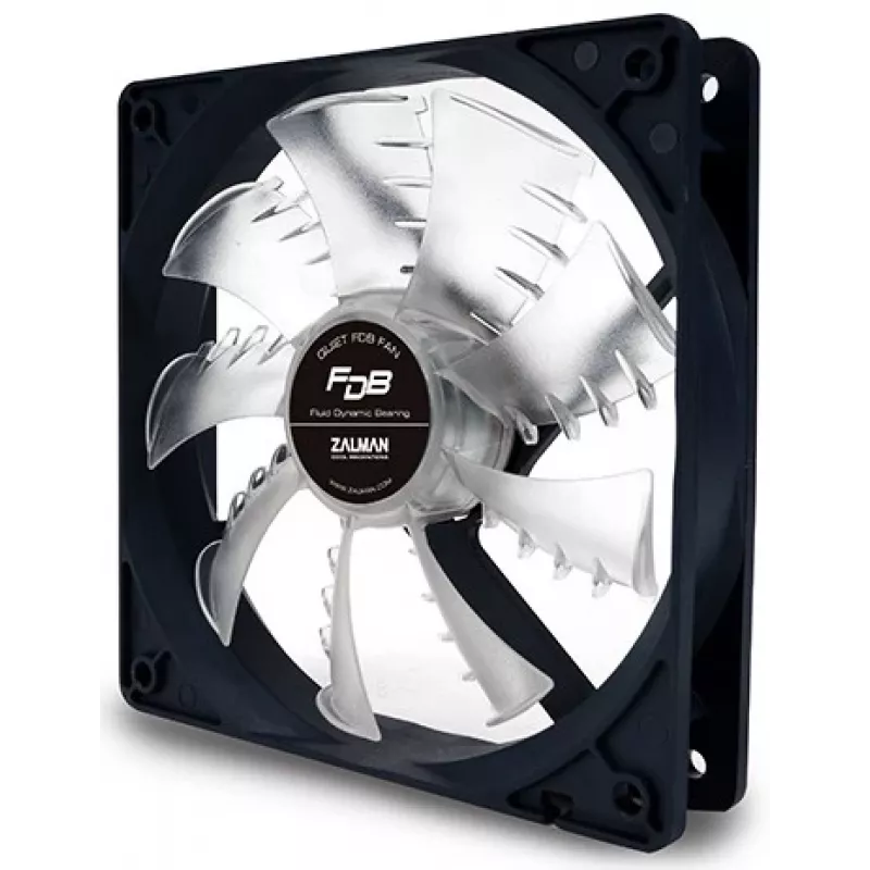 Zalman ZM-F3 FDB(SF) kompiuterio aušinimo sistema Kompiuterio korpuso ventiliatorius 12 cm Juoda, permatoma
