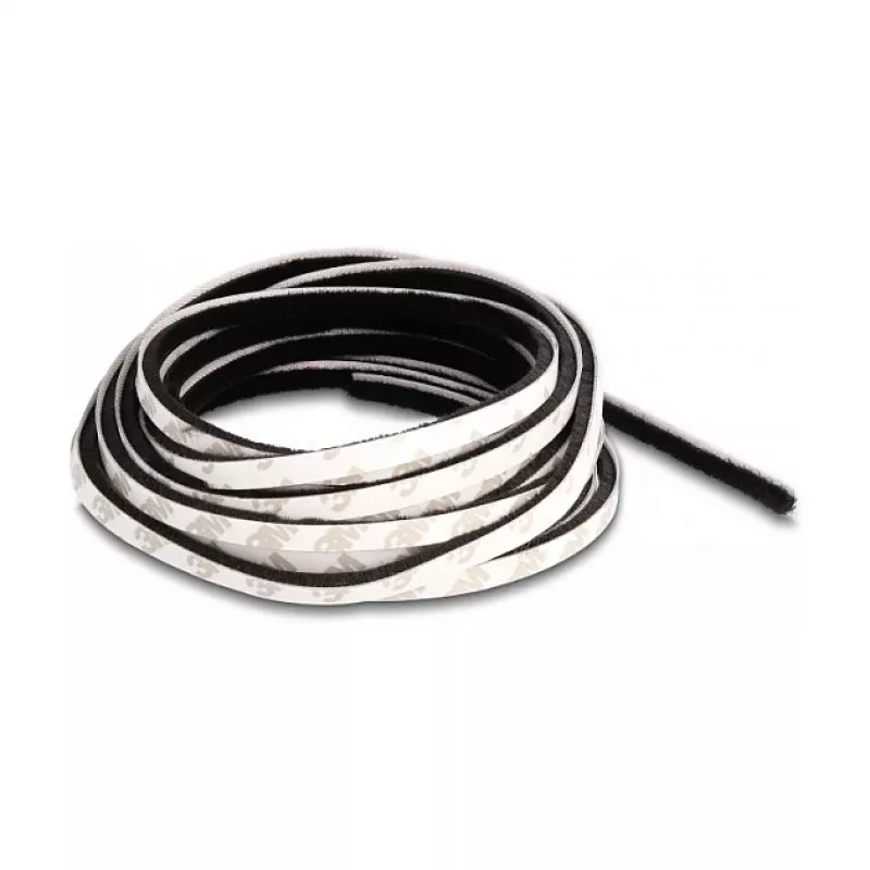 DeLOCK šepetėlio juostelė lipni 5 mm ilgis 5 m juoda