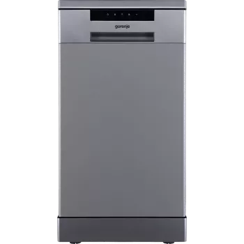 Gorenje GS522E10S indaplovė, E, laisvai pastatoma, plotis 45 cm, 10 vietų nustatymas, pilka