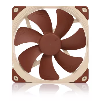 Ventiliatorius Noctua NF-A14 140 mm PWM 5 V 1,3 W bronzinė/smėlio, 1500 RPM, 140,2 m³/h, 24,6 dB