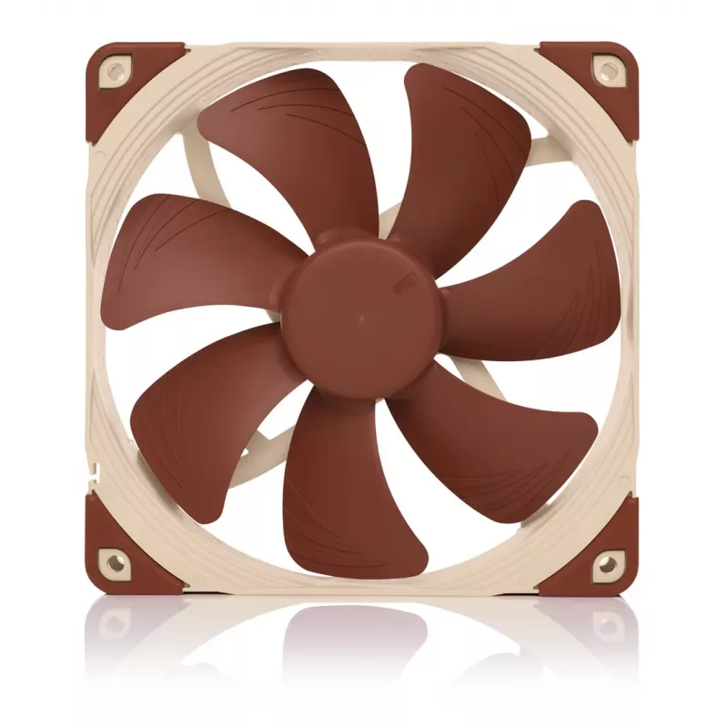 Ventiliatorius Noctua NF-A14 140 mm PWM 5 V 1,3 W bronzinė/smėlio, 1500 RPM, 140,2 m³/h, 24,6 dB