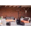 SUNRED | Šildytuvas | RD-DARK-25S, tamsus stovintis | Infraraudonųjų spindulių | 2500 W | Juodas | IP55