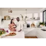 Karšto oro gruzdintuvė Panasonic NF-CC500SXE — 5 l talpa, 1450 W, liečiamas valdymas, LCD, pilka