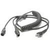 Motorola KBW Wedge PS/2 9ft Power Port PS/2 kabelis 2,7 m Pilka