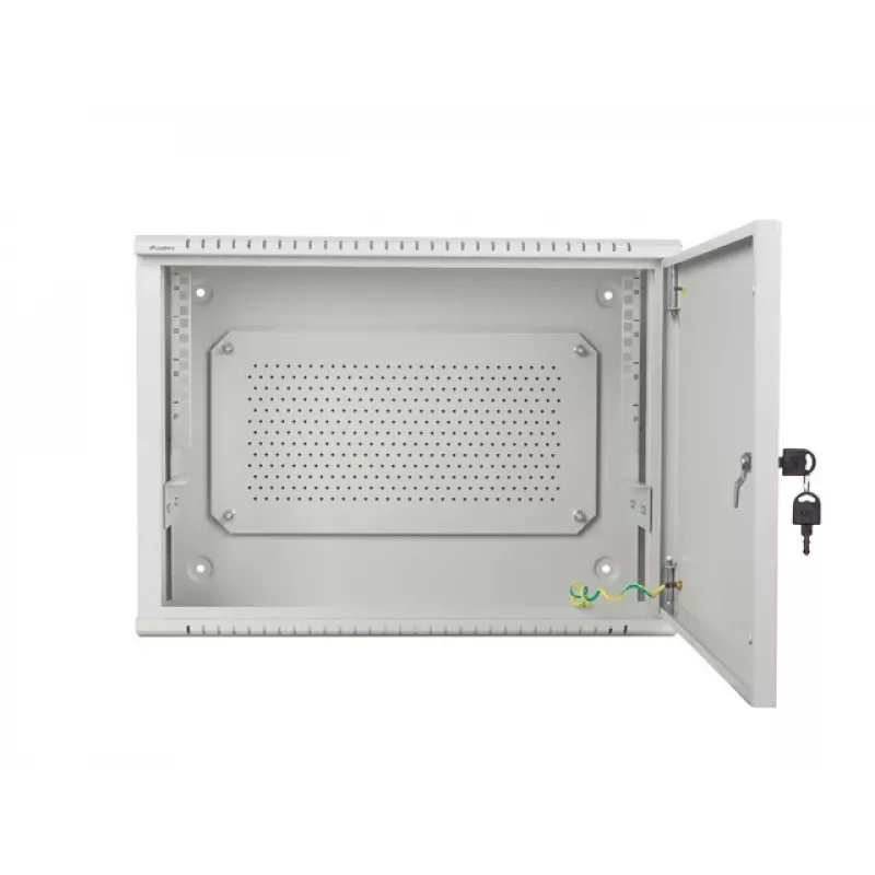 Szafa Rack Lanberg 19 4U+3U 540x200mm, Niskoprofilowa, Wiszca, Szara