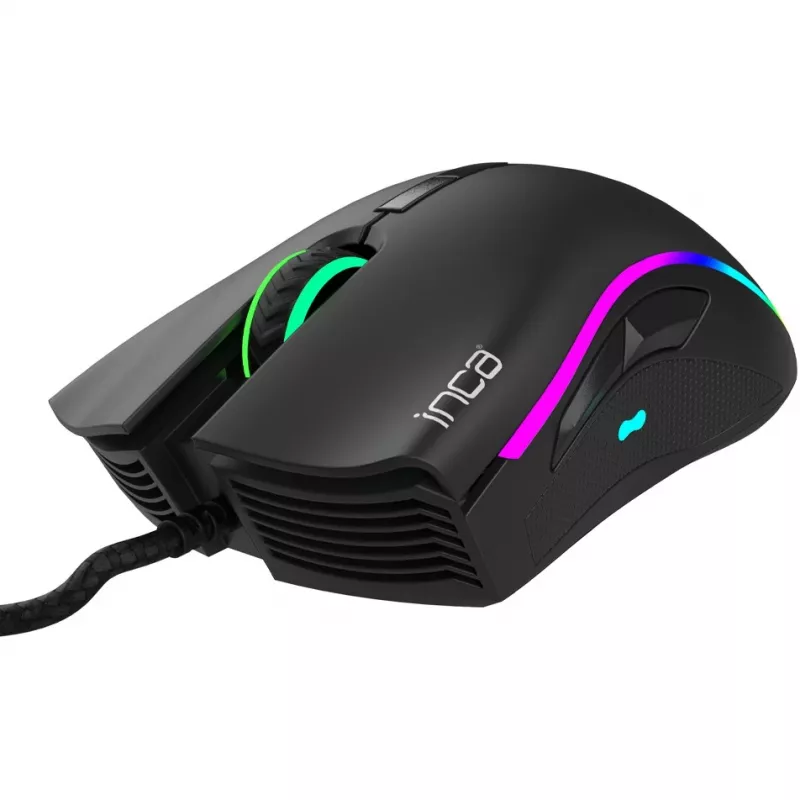 INCA Cian INCA ANAHITA RGB MAKRO KLAVIŠŲ PROFESIONALI ŽAIDIMŲ PELĖ