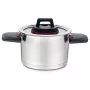 Maestro MR-3530-24 nerūdijančio plieno puodas 24 cm, 5,5 l, sulankstomos rankenos, stiklinis dangtis