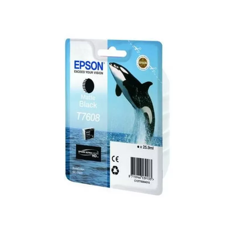 Epson C13T76084N10 rašalo kasetė 1 vnt. Originali Matinė juoda