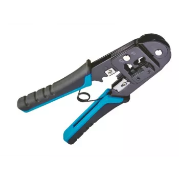Alantec NI024 kabelių užspaudėjas Užspaudimo įrankis Juodas, Mėlynas
