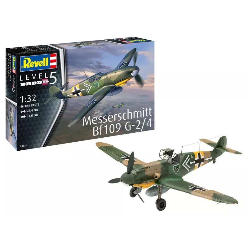 Plastikinis modelis Messerschmitt BF 109G-2/4 1/32