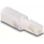 Kabelio jungties adapteris DeLOCK 88169 RJ10 permatomas baltas auksuotas