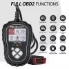 OBDII diagnostinis testeris QOLTEC ProLine 50685 — transporto priemonių OBD-II skaitytuvas 8V/25V sistemoms