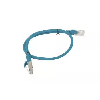 Tinklo kabelis LANBERG RJ-45 Cat5e PCU5-10CC-0050-B, 0,5 m, U/UTP, CCA, mėlynas