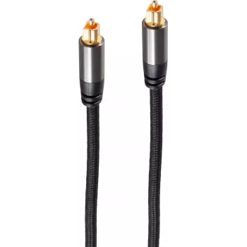 Garso kabelis TOSLINK ShiverPeaks BS20-45055 5m juodas