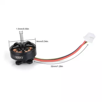 BetaFPV 1103 Brushless Motor dronui 11000KV_2S, 1 vnt.