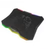 Nešiojamojo kompiuterio aušinimo padėklas ESPERANZA EGC110 iki 17 colių (43,2 cm), 1 ventiliatorius 18 cm, 800 aps./min, 63 CFM, USB 2.0, juodas