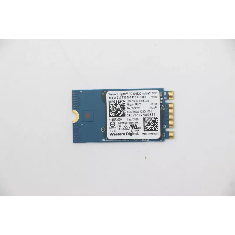 Lenovo Sandisk 1101 128GB M.2 PCIe 2242 SDAPMUW-128G-1101 SS (01FR577)