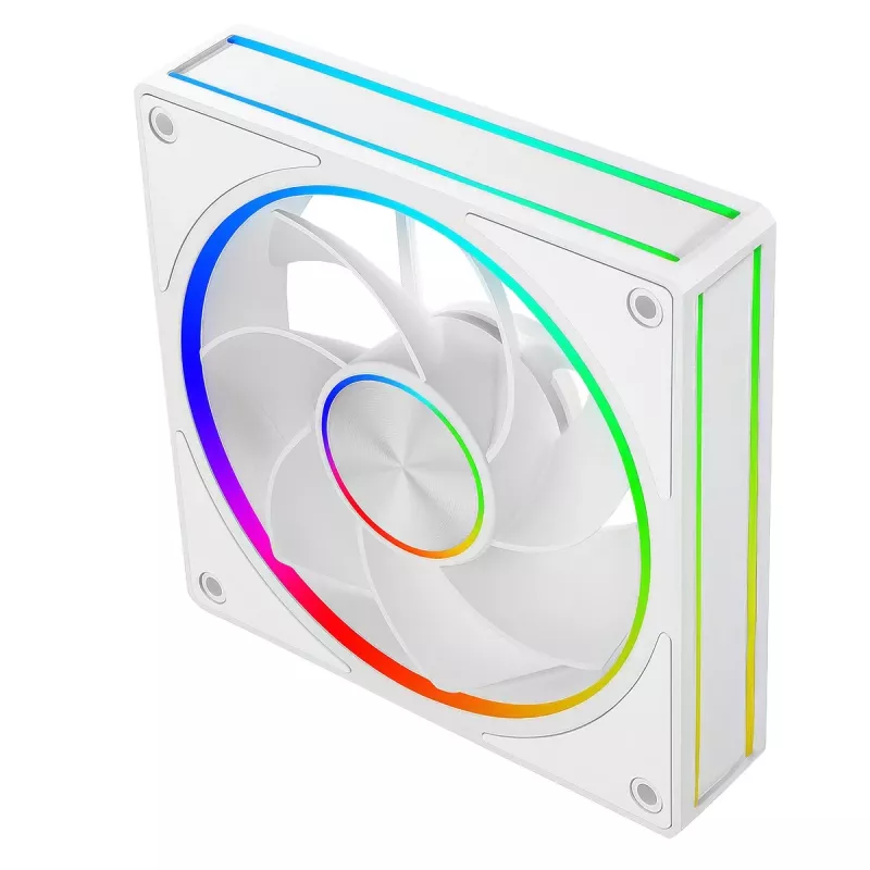 Korpuso ventiliatorius MODECOM VOLCANO LOOP 120 ARGB Reverse Fan White 120 mm, PWM, 400–1400 RPM