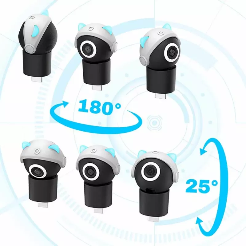 Subsonic Playcam 1080 2in1 HD Mini Camera For Nintendo Switch 2 šviesiai mėlyna