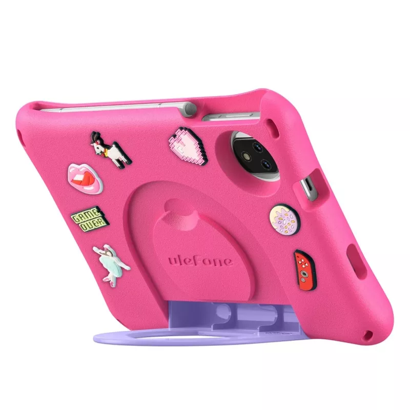 Planšetė UleFone Tab A9 Pro Kids — 4 GB RAM, 128 GB saugykla, LTE, rožinė
