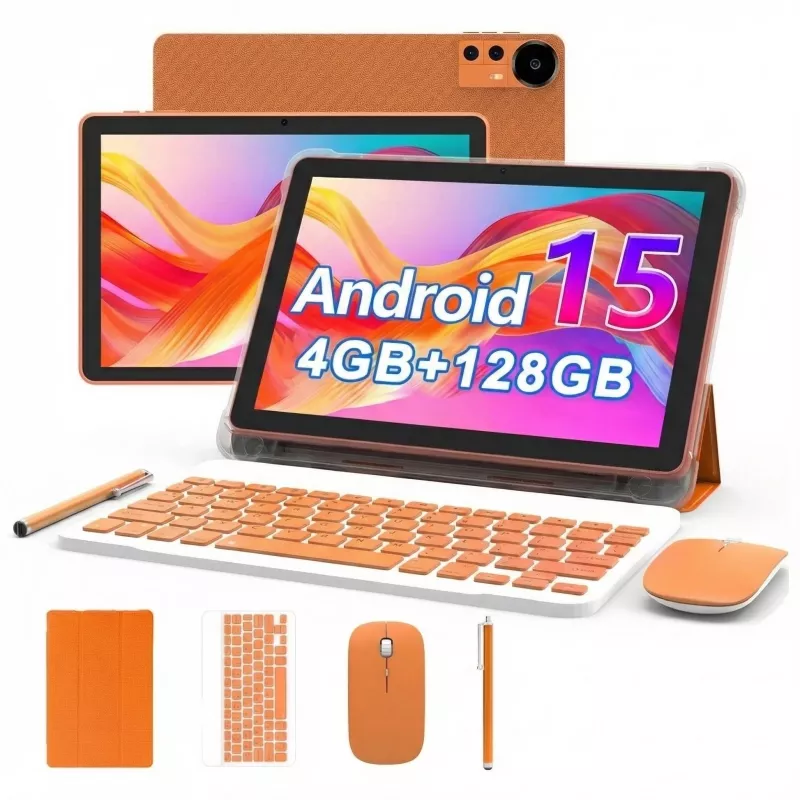 EXTRALINK TABLET CP31 WiFi ANDROID 15.0, 10.1”, 128GB, Camera 2MP+8MP Oranžinė