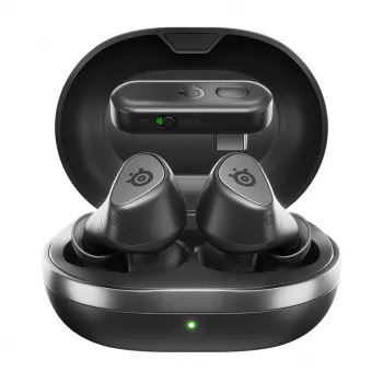 Steelseries Arctis Gamebuds ausinės bevielės į ausis įdedamos žaidimų Bluetooth juodos