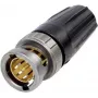 Neutrik NBNC75BDD6X laido jungtis BNC aliuminio - juoda (NBNC75BDD6X)