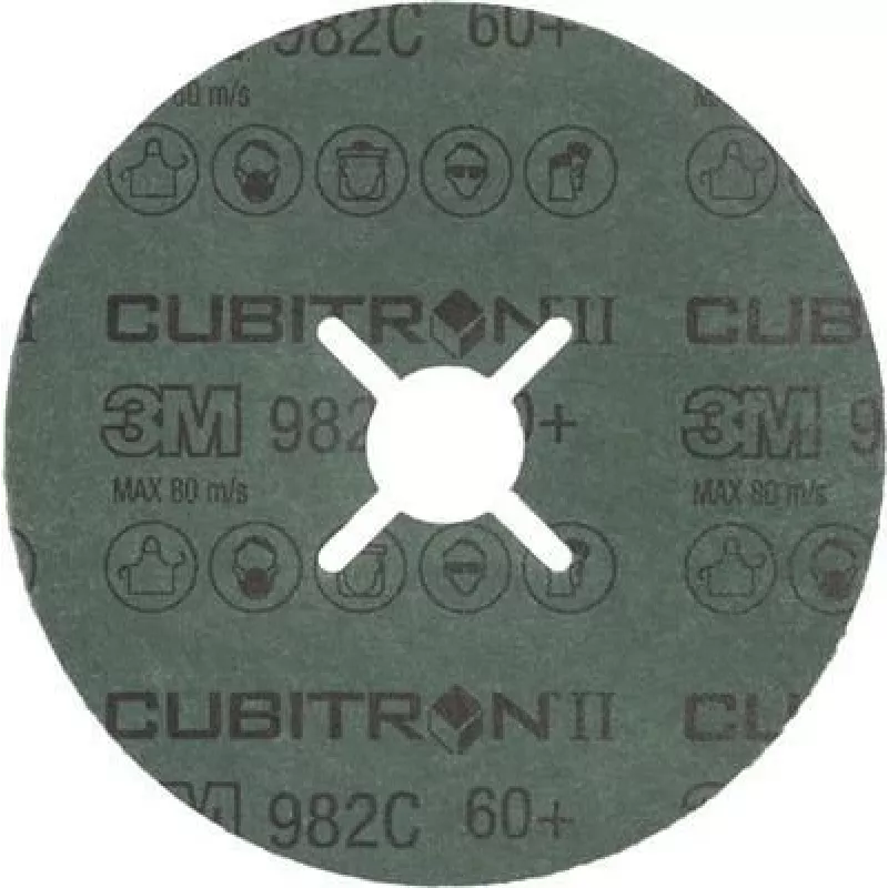 Abrazyvinis pluošto diskas 3M Cubitron II 982C 125x22 mm, grūdėtumas K60+