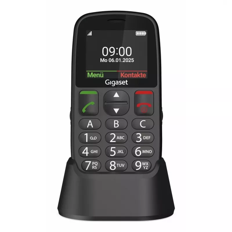Siemens GL395 Black mobilusis telefonas 5,6 cm / 2,20 colio - 0,30 Mpx kamera (S30853-H1230-R101)