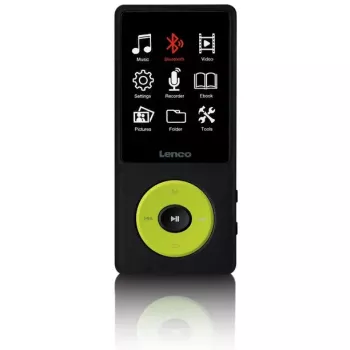 MP3 grotuvas Lenco Xemio-860GN 8 GB juodas/žalios spalvos LCD 18 val. atkūrimo