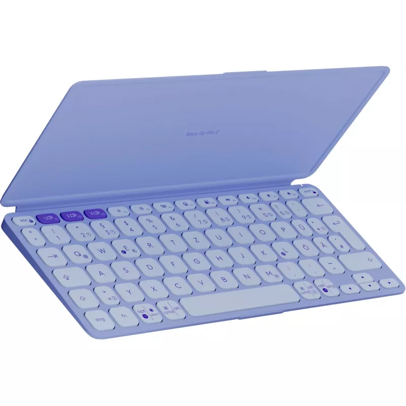 Logitech Keys-To-Go 2, Flieder, Bluetooth, German, 920-012966