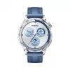 Išmanusis laikrodis HUAWEI WATCH GT5 46mm — 1,43 colio AMOLED, GPS, 524 mAh, nerūdijančio plieno korpusas, mėlyna austa juosta