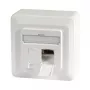 EFB-Elektronik duomenų lizdas Cat.6A 500MHz viršutinis/apatinis, paviršinis montavimas, 2xRJ45, RAL9010 Gamintojas: EFB Elektronik (ET-25133AV5-R)