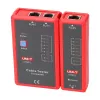 Tinklo kabelių testeris UNI-T UT681L, skirtas RJ45 ir RJ11 jungtims, laidumo ir laidų sujungimo patikrai