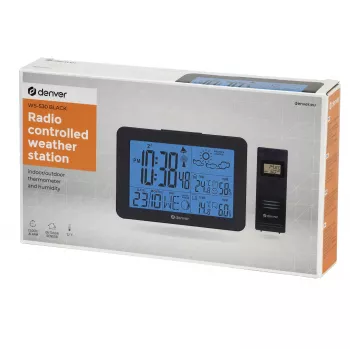 Skaitmeninė meteorologinė stotelė Denver WS-530Juoda