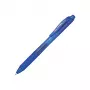 Pentel Energel X - ištraukiamas gelinis rašiklis - mėlynas - mėlynas - permatomas - plastikas - guma - guma - abiem rankoms tinkamas