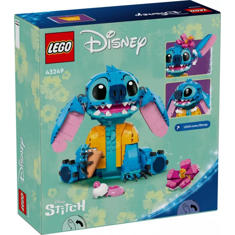 LEGO | Disney Stitch statomas vaikų žaidimų rinkinys su ledų kūgiu 43249