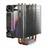 CPU oro aušintuvas SAVIO SAVGCOVORTEXX2ARGB su 4 šilumos vamzdeliais, 120 mm ARGB ventiliatoriumi, juodas